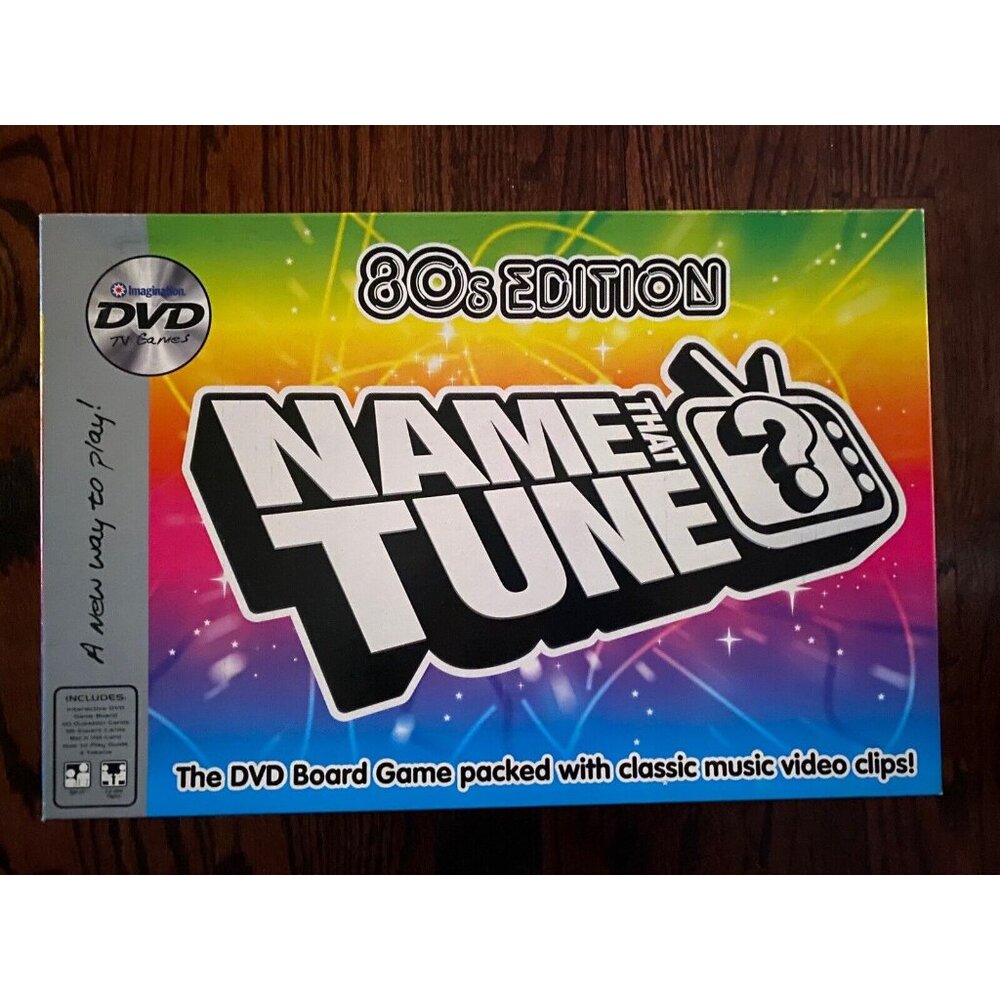 Vintage Name That Tune 80s Edition DVD Board Game - Complete - 2005